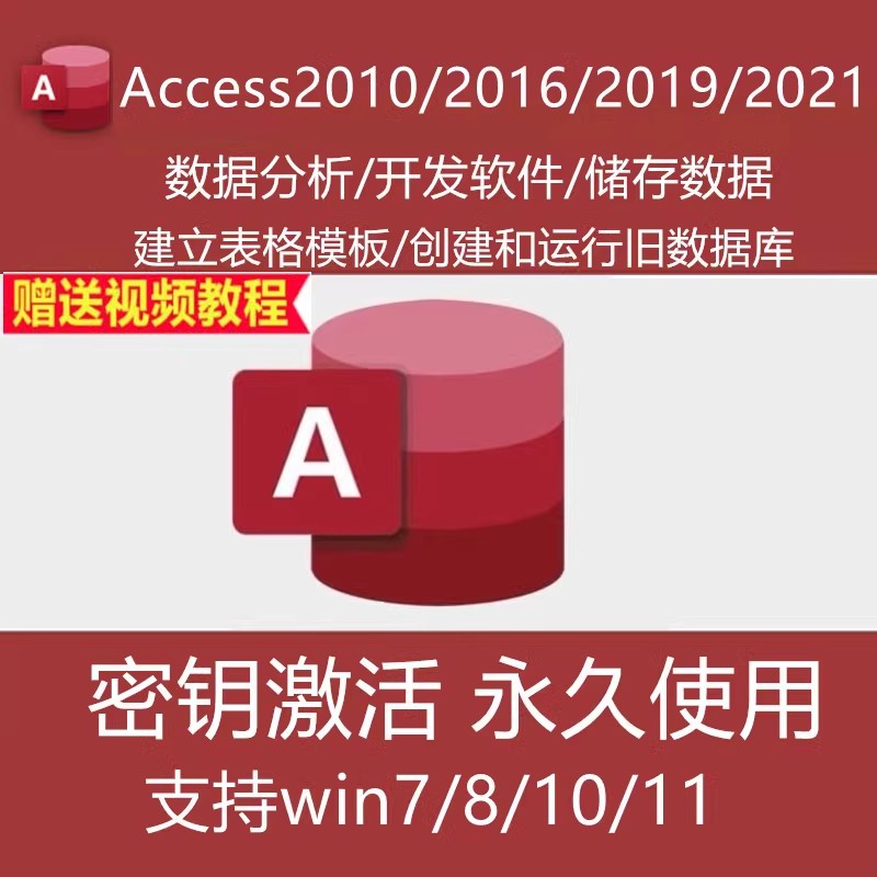 Access 软件 安装包 最新版简体中文版 原版软件 一机一码 永久激活 支持远程 重装可用 现在下单赠送学习教程 自动发货